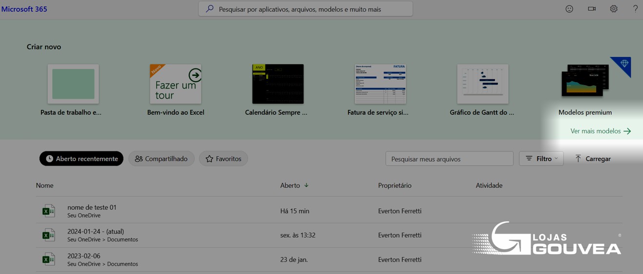 passo 4 aula controle orcamento pessoal mensal planilha excel