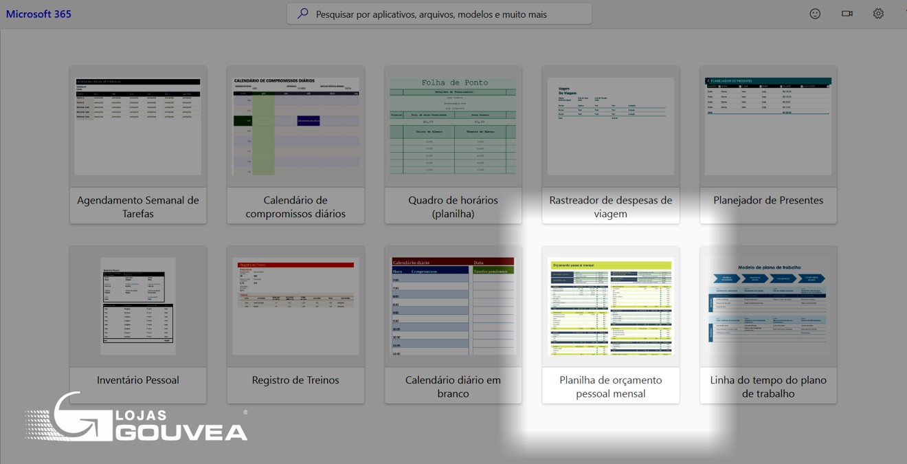 passo 5 aula controle orcamento pessoal mensal planilha excel