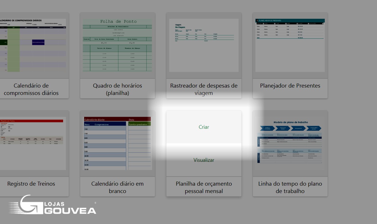 passo 6 aula controle orcamento pessoal mensal planilha excel